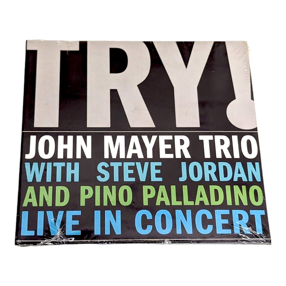 John Mayer Trio‎ TRY! Live In Concert Music CD Brand New 2005 Sony Legacy Sealed